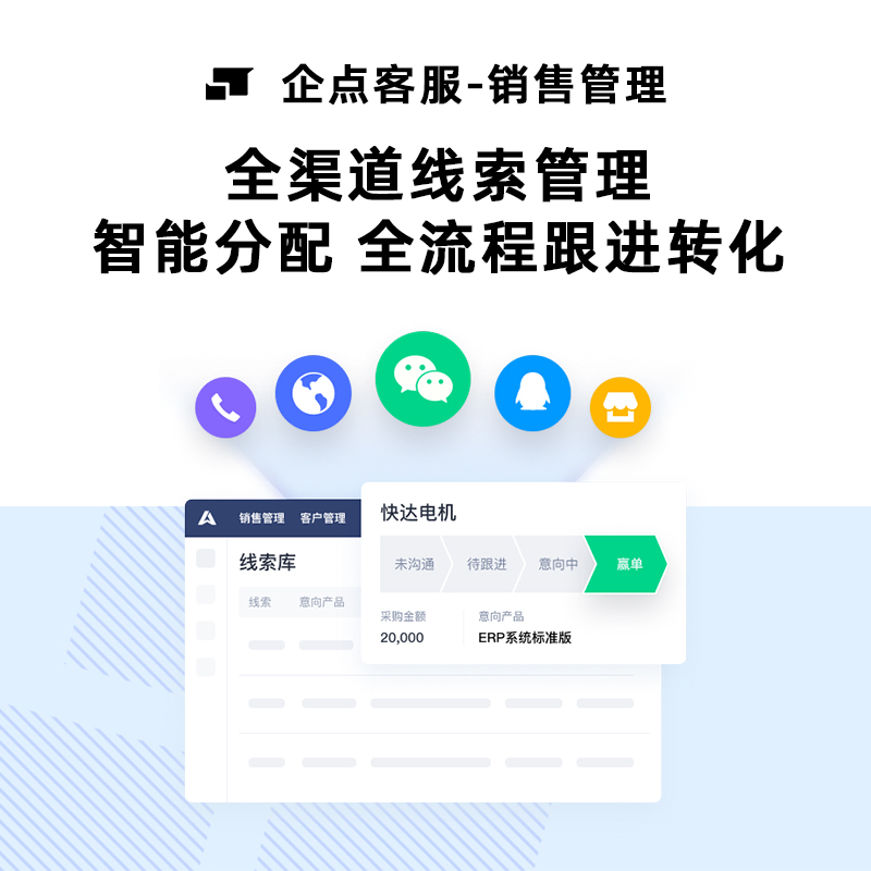 企点客服-销售管理